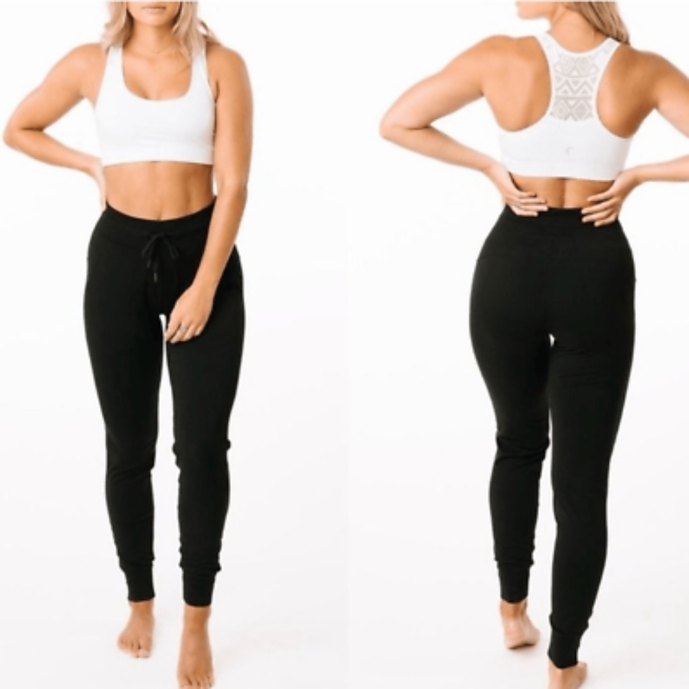 Black joggers